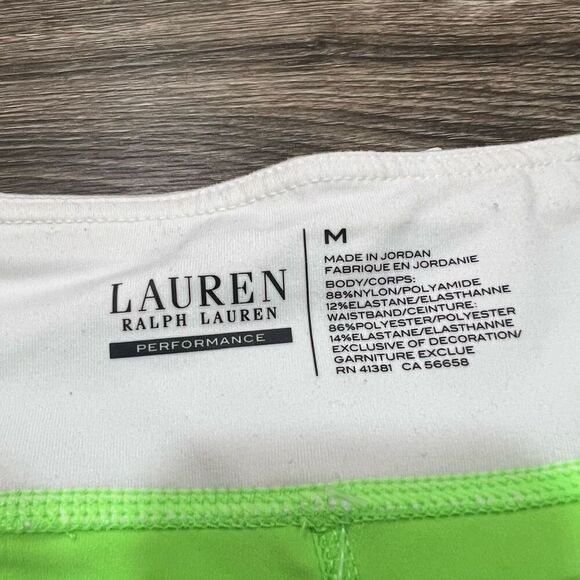 Ralph Lauren performance bright green capri shorts - Picture 4 of 5